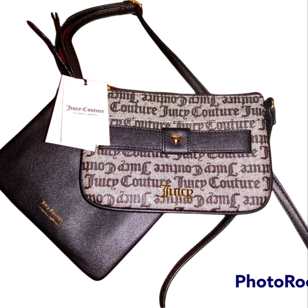 Juicy Couture Crossbody with Makeup Bag (New With Tags)